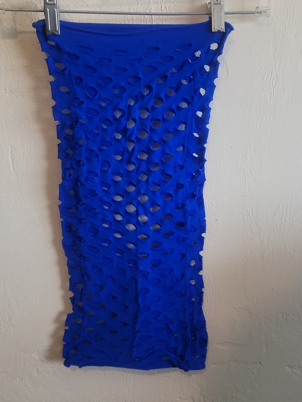 Blue Cutout Beach Cover-Up Dress - Women Swim
